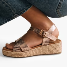 Wedge Heel Espadrille Sandals