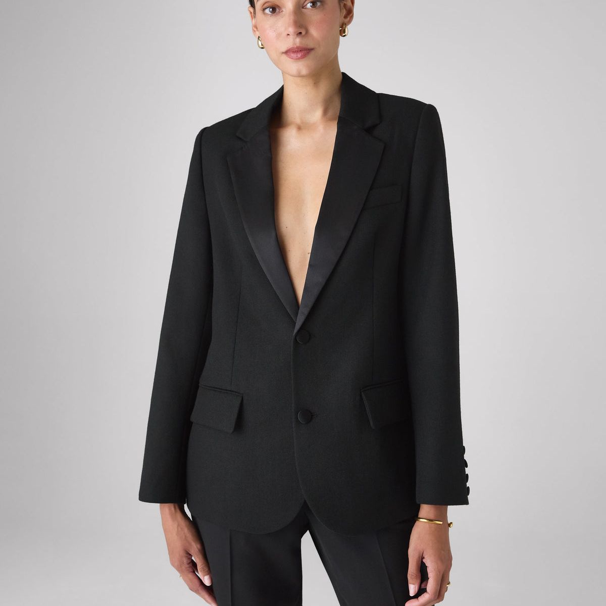 Hutton Tuxedo: Wool, Black