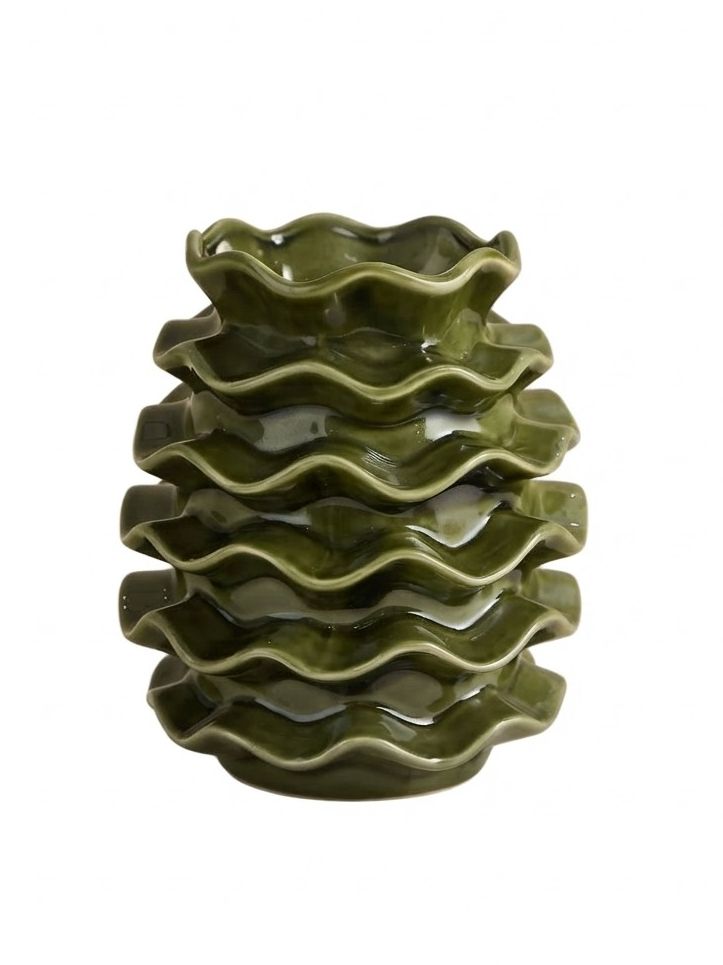 Medium Frill Ceramic Vase