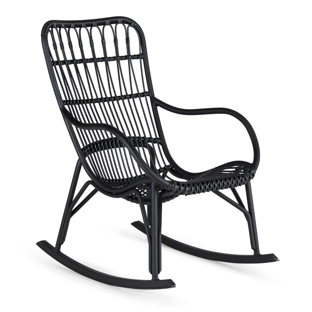 a rocking deck chair