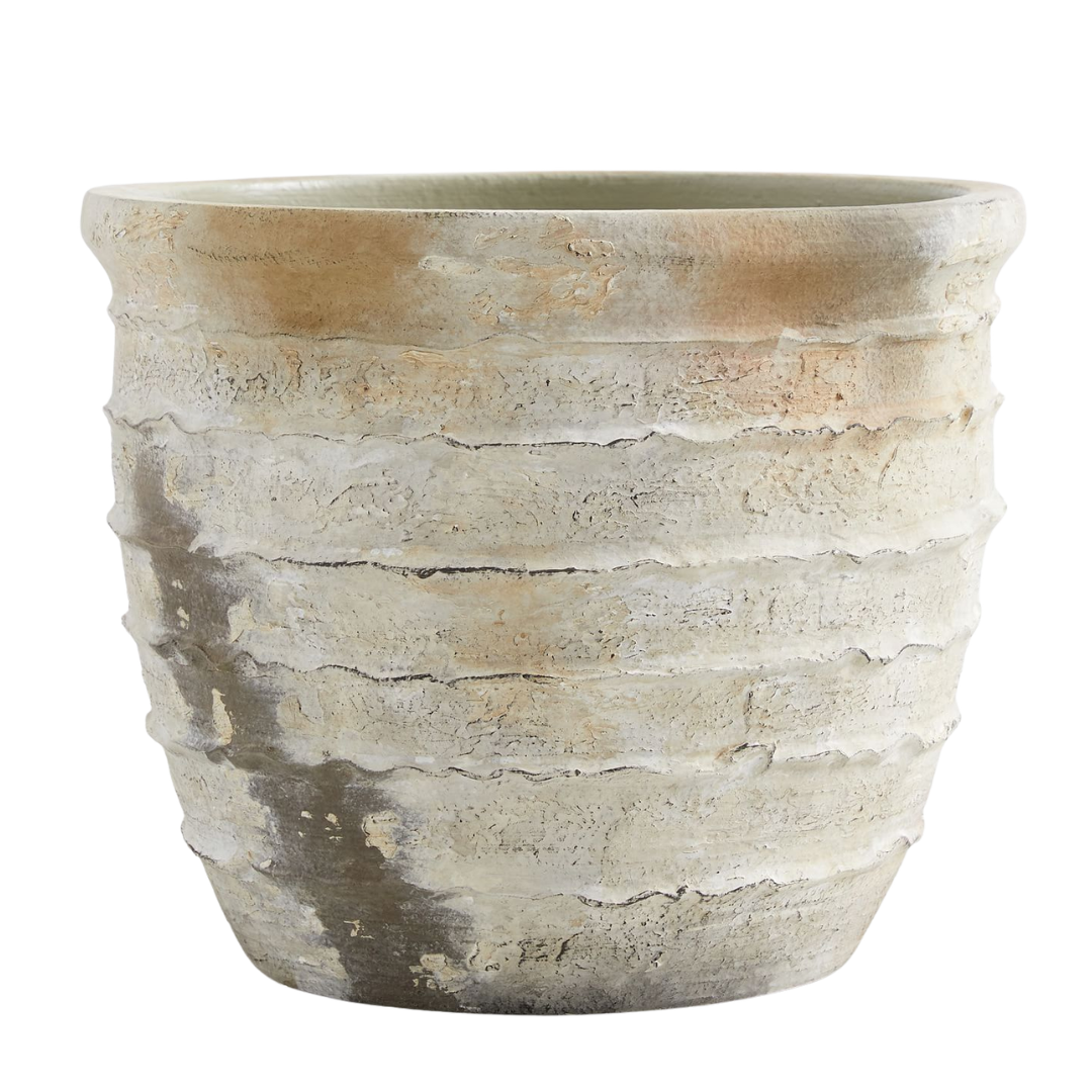 Large Ivory Cachepot cut out