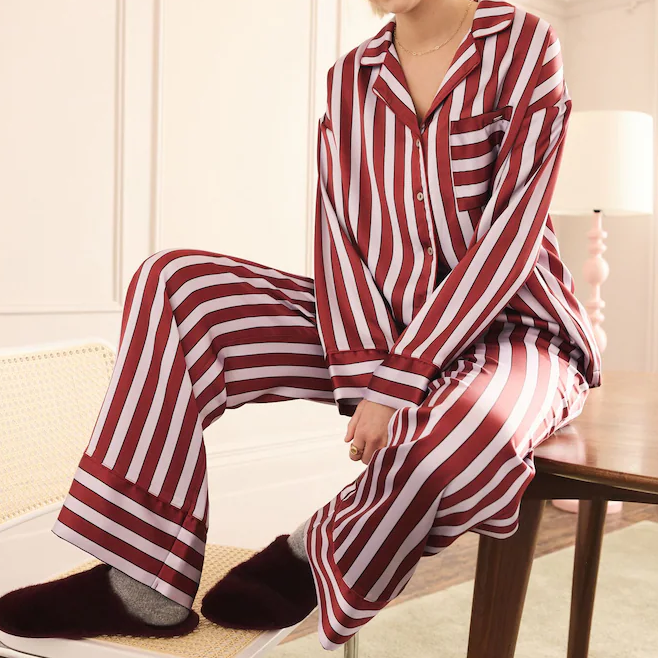 Next stripe pyjama set