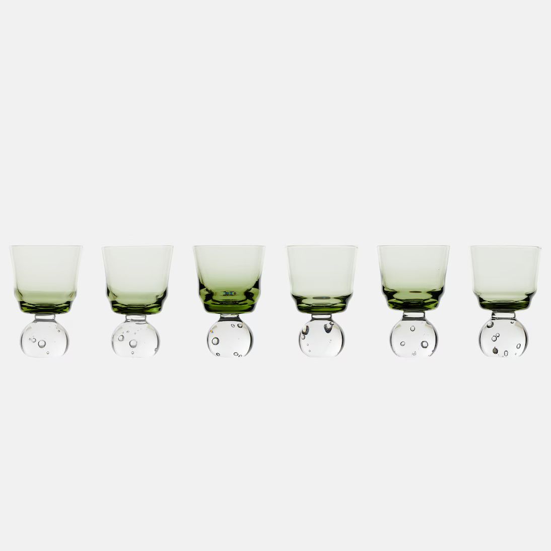 colourful glassware
