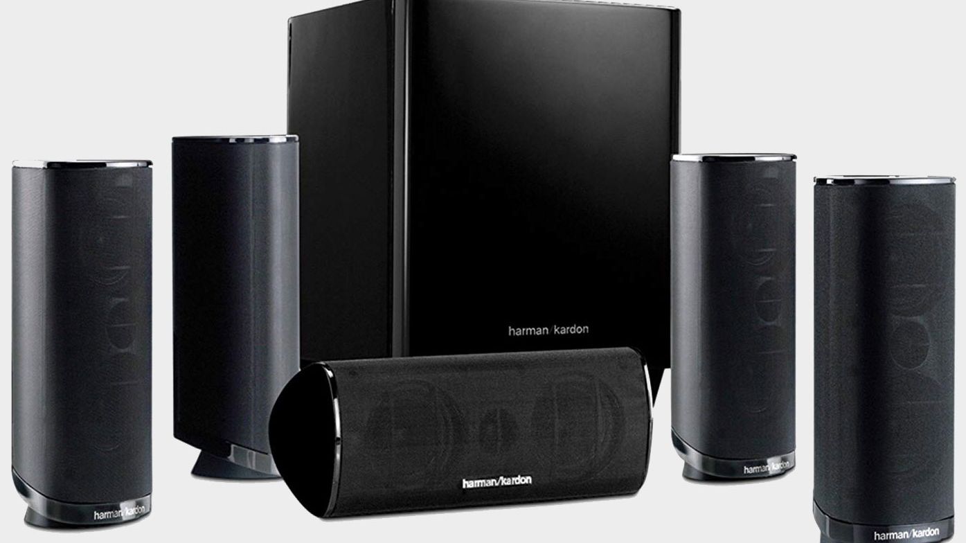 This refurbished 5.1 surround sound speaker set is massively This refurbished 5.1 surround sound speaker set is massively