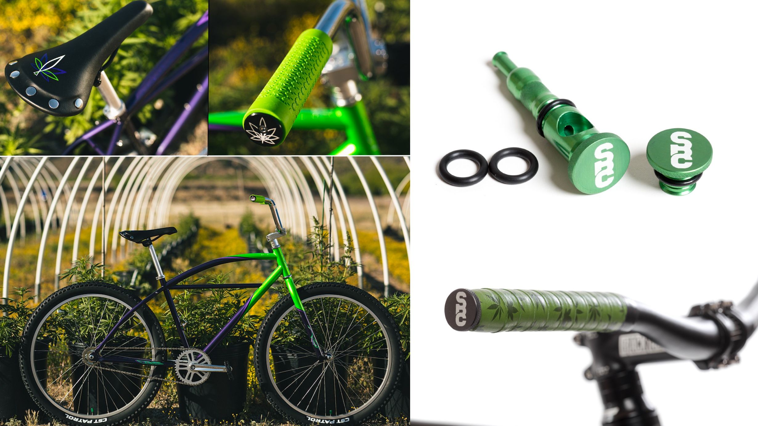 Pipe-hiding bar ends and a psychedelic Klunker bike: State Bicycle