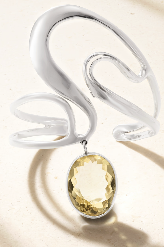 JUJU VERALula sterling silver and citrine cuff