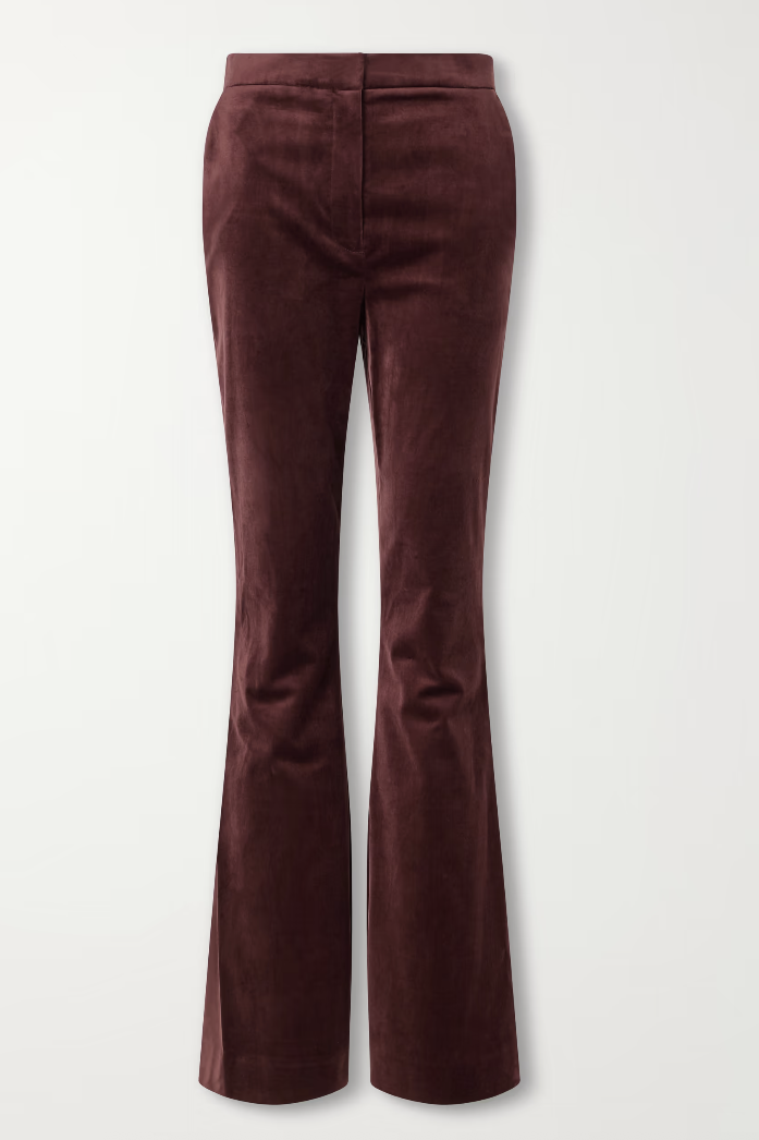 Veronica Beard, Gracie Velvet Flared Pants
