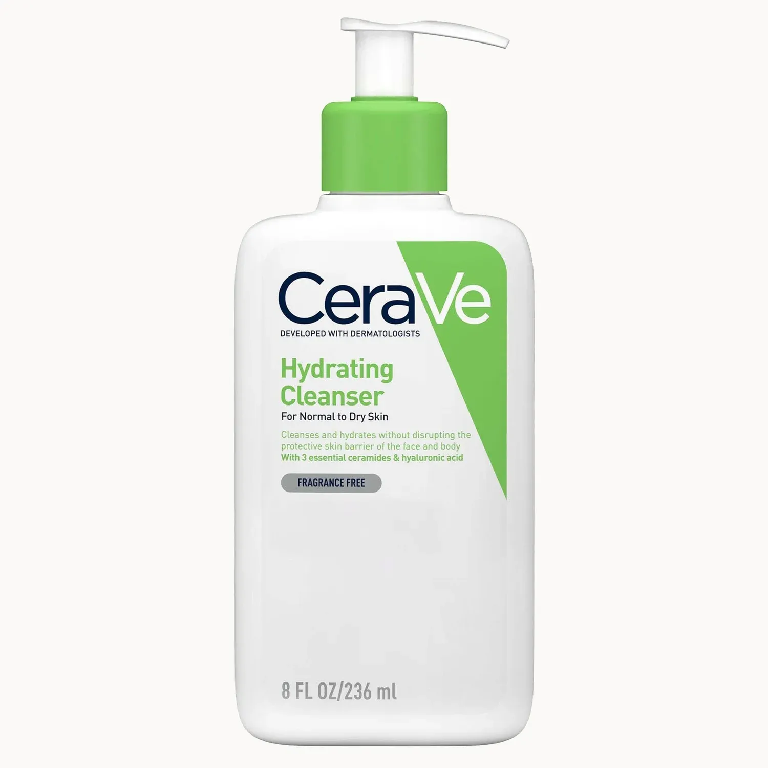 Cerave Hydrating Cleanser With Hyaluronic Acid for Normal to Dry Skin 236ml