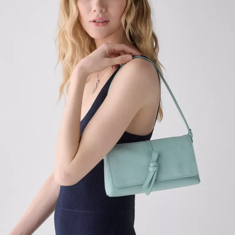 Loop Suede Small Shoulder Bag