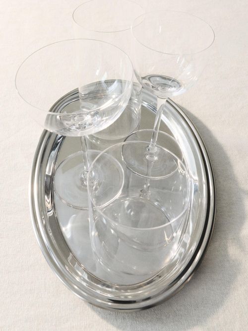 Oval Stainless Steel Tray