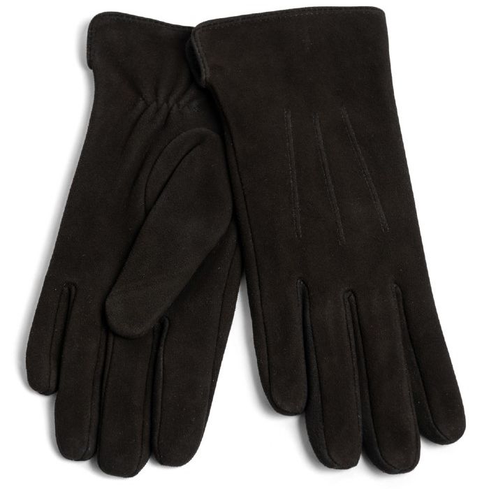 Ladies Suede Gloves Black
