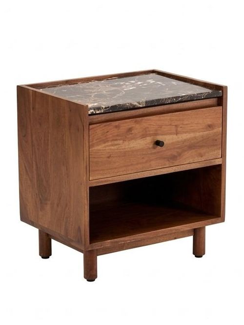 Brera Marble Bedside Table