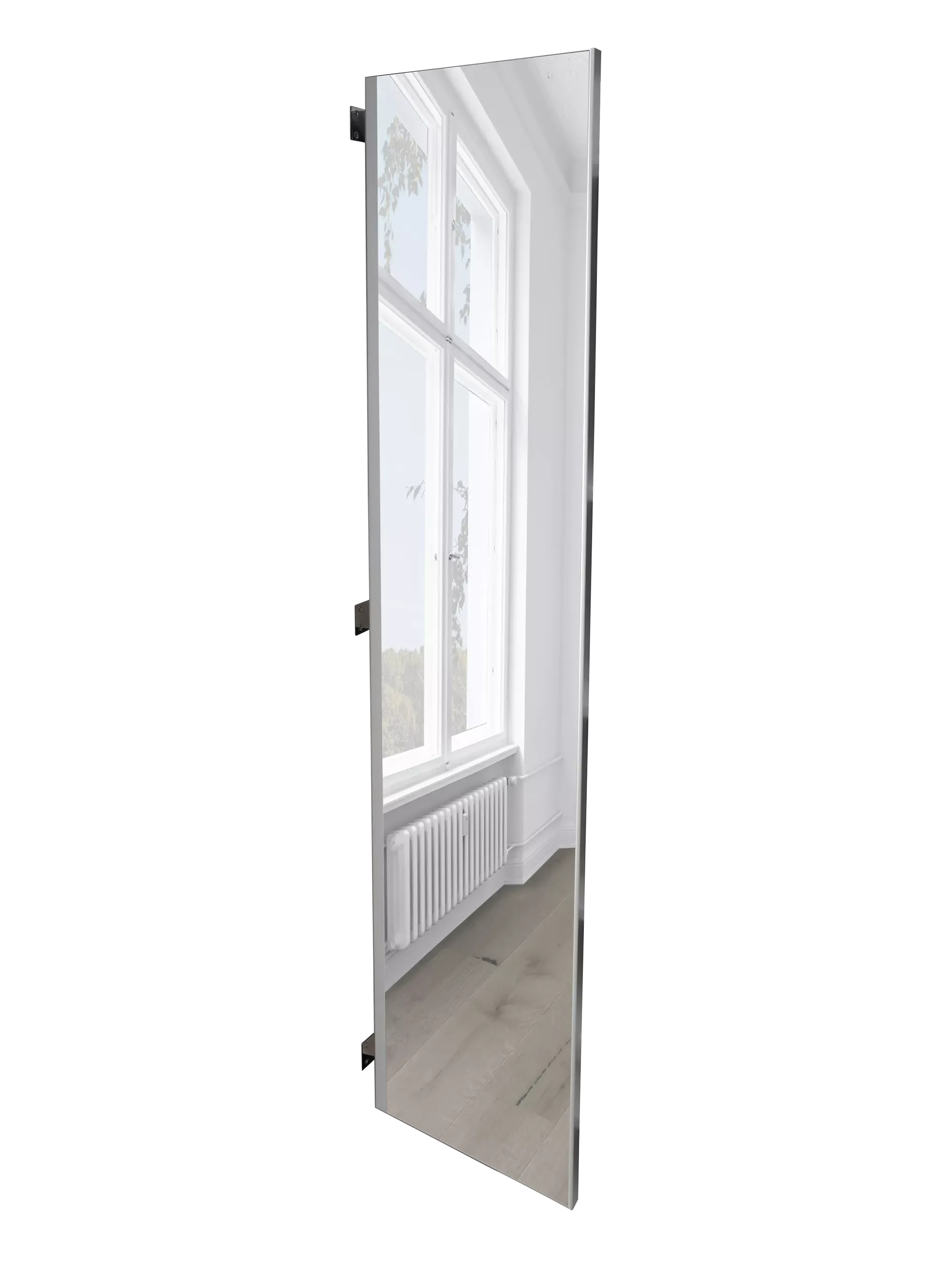John Lewis Ascot/newlyn Fold Out Full-Length Wardrobe Mirror, 173 X 36cm