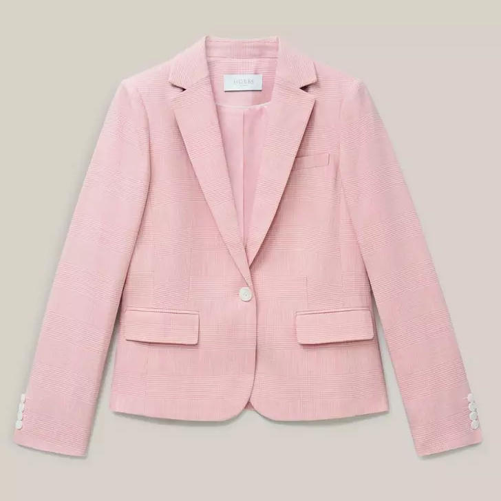 Hobbs London, Nigella Lawson's pink blazer from Bake Off's bread week