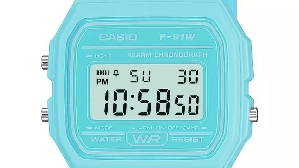 Casio Retro Blue Resin