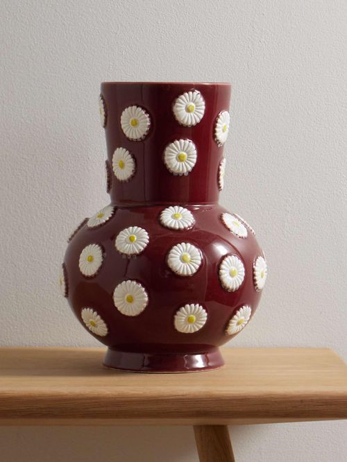 La DoubleJ Margherita Painted Ceramic Vase