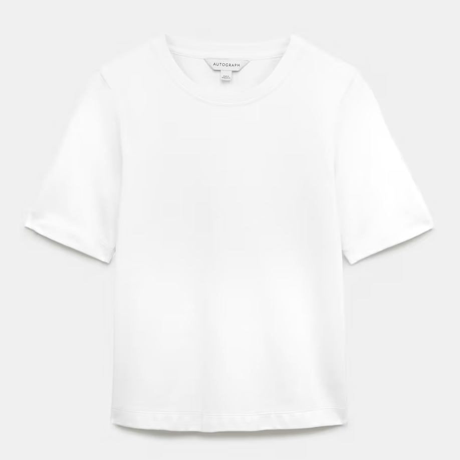 M&amp;amp;S, white t-shirt