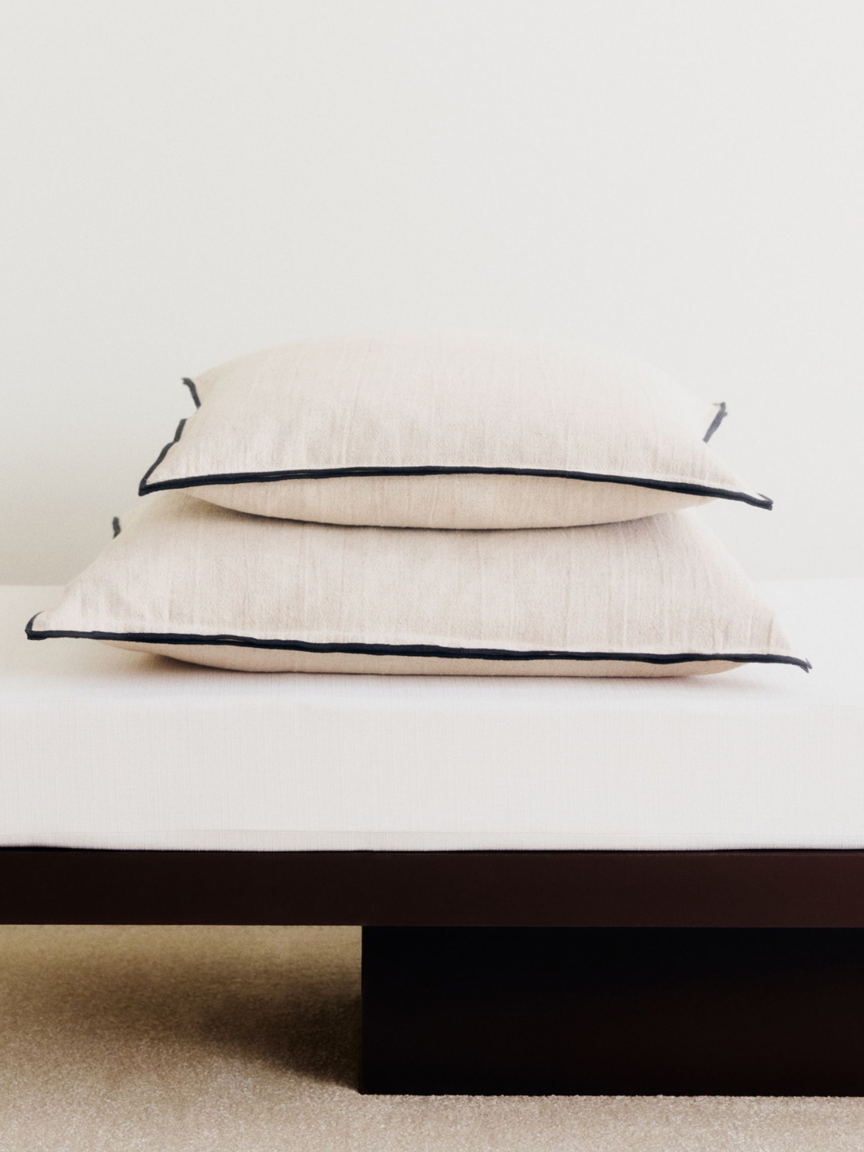 Linen-Blend Cushion Cover