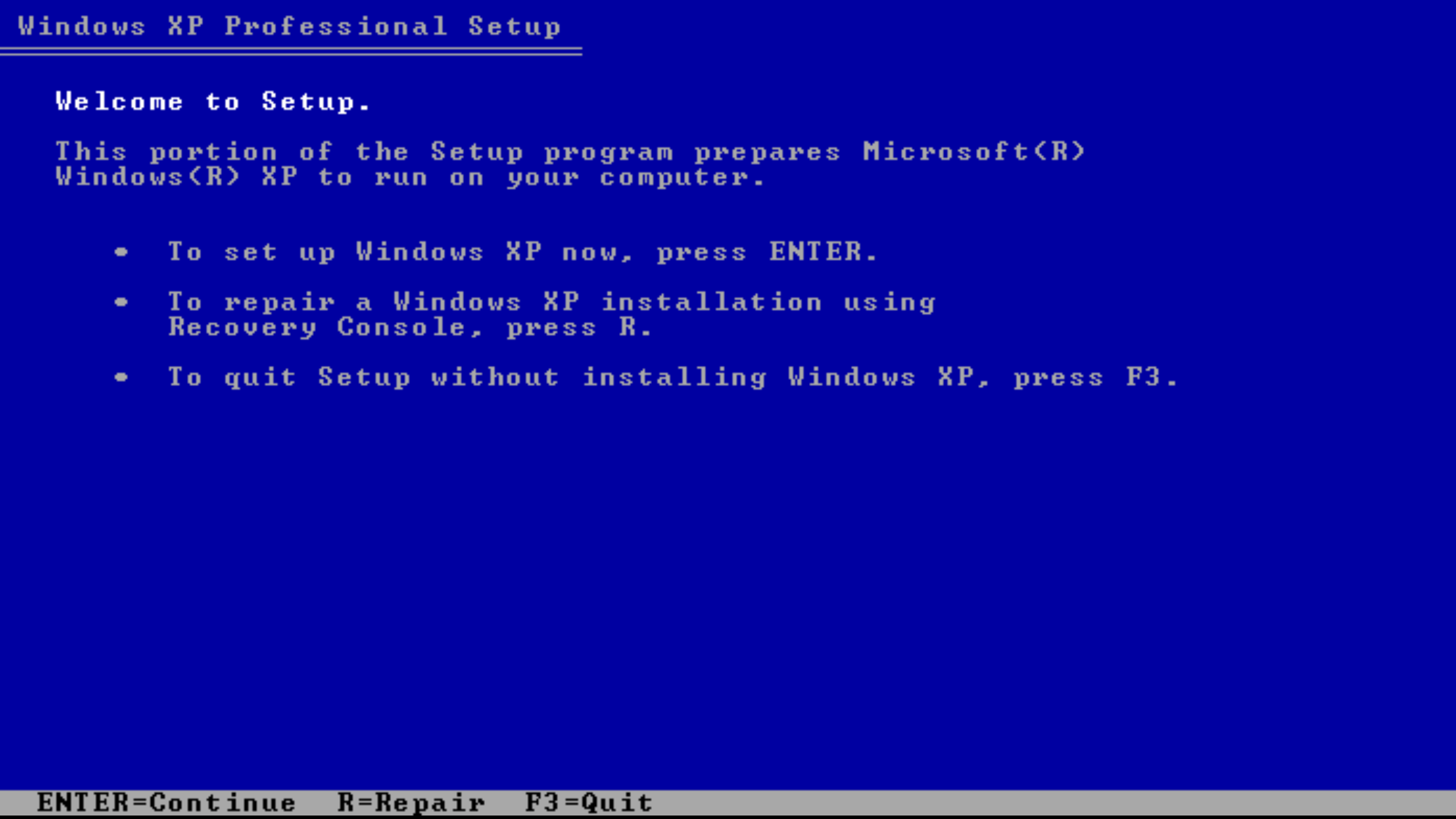 Screenshots of Windows XP running in 2026