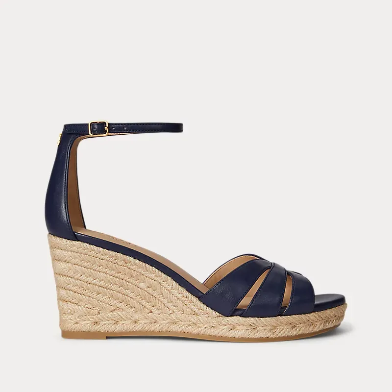 Nellie Nappa Leather Espadrille