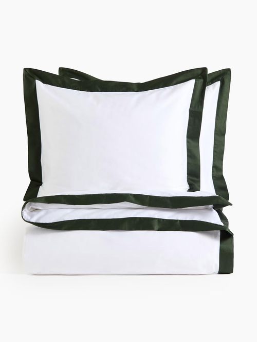 Cotton sateen duvet cover set