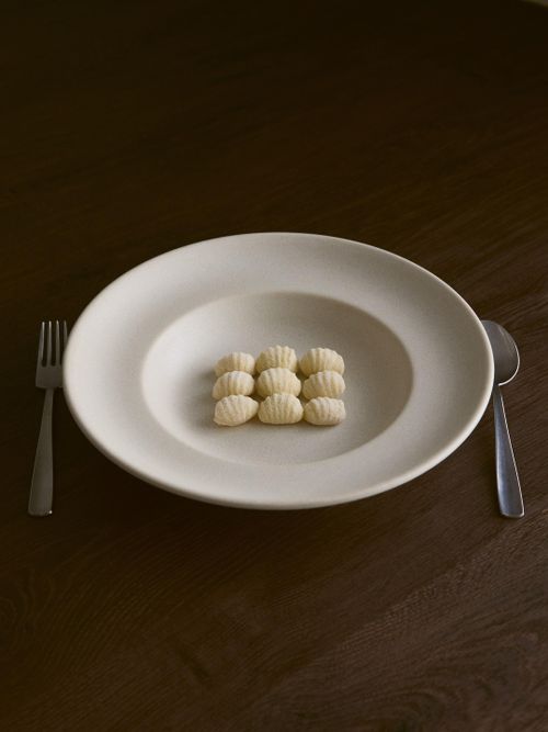 Reactive-Glaze Deep Plates, Set of 2