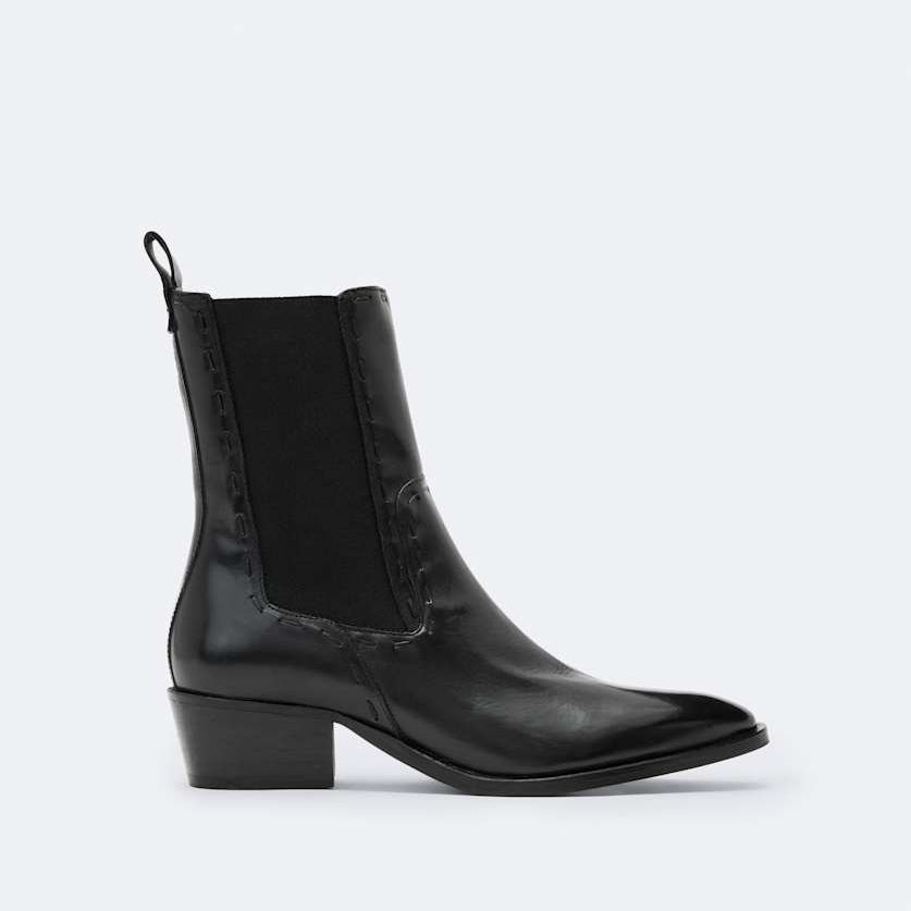 Jura Stitch Leather Chelsea Boots