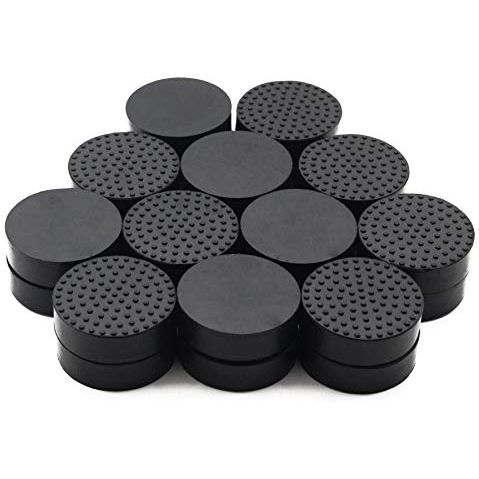 Ufelice 24 Pack Invisible Pot Feet With Enhanced Non-Slip Surface Grip Plant Pots and Flowers, Solid Rubber Pots Risers, Pot Lifters for Indoor or Outdoor Planters