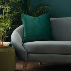 Clara Cotton Velvet Square Cushion