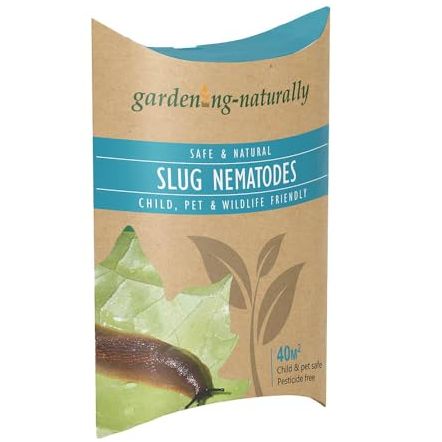 Gardening Naturally Slug Nematodes Treats 40sqm Natural Safe Slug Control