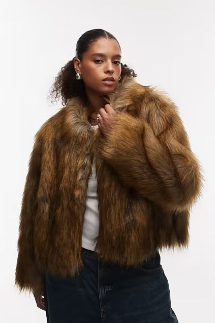 ASOS faux fur coat