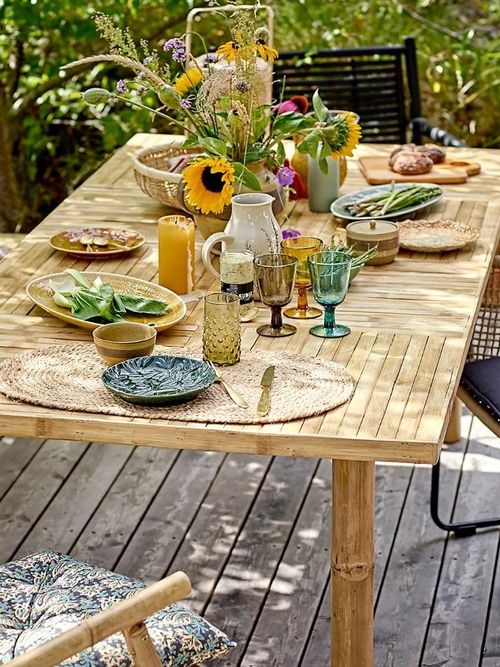 Sole Bamboo Outdoor Dining Table