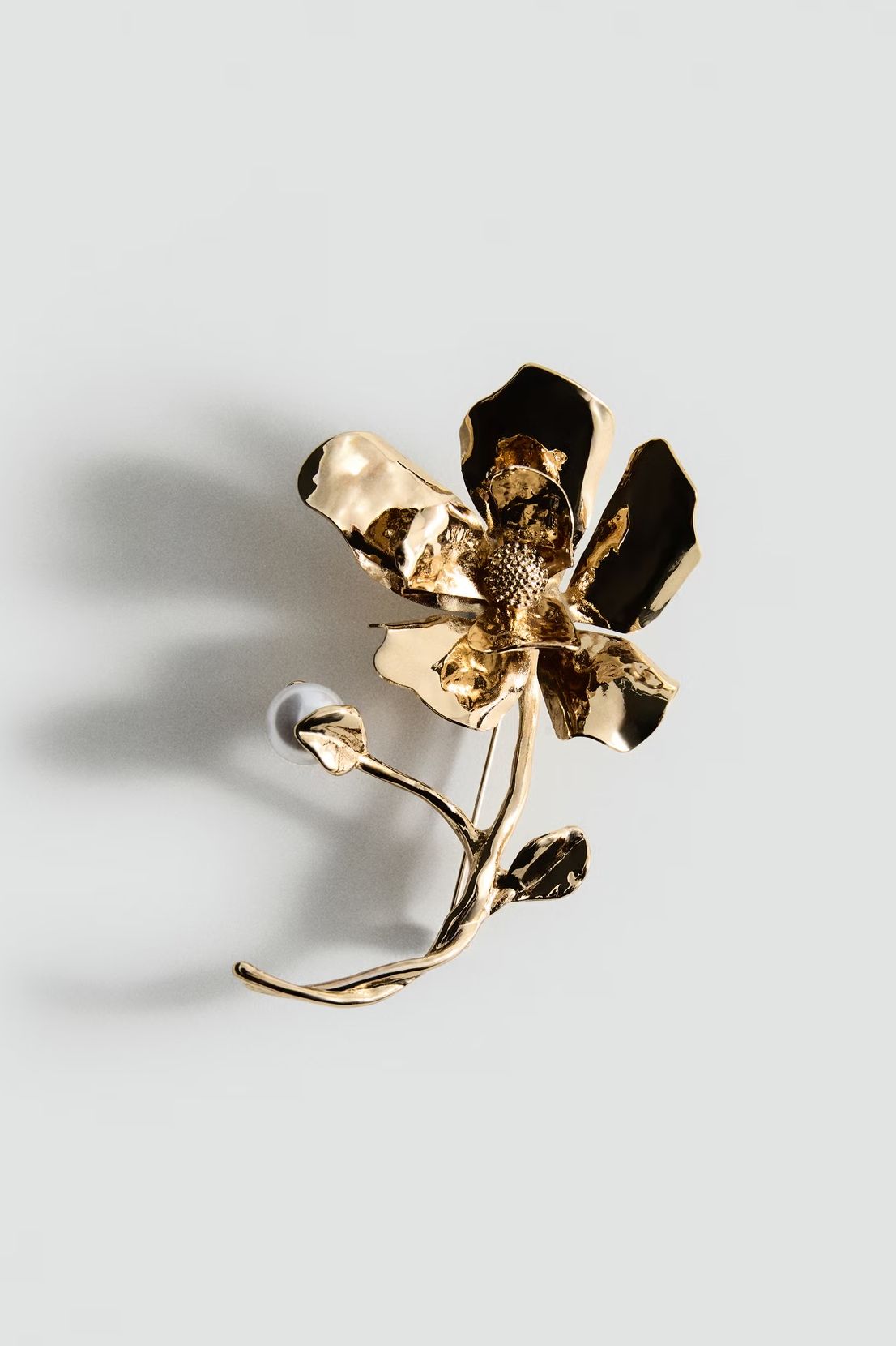Mango flower brooch