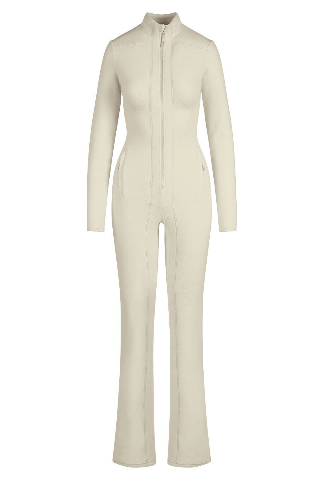 Outdoor Fleece Catsuit | Ecru | Xxs