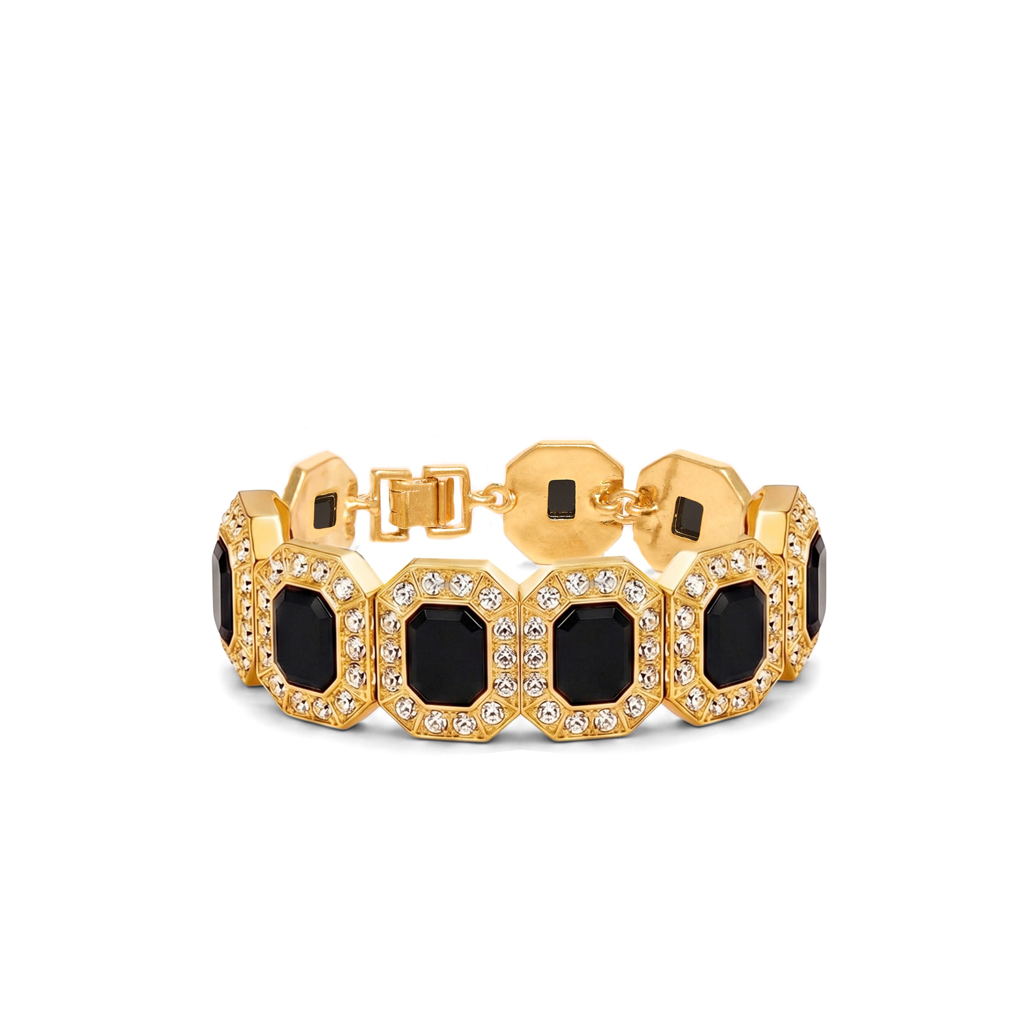 Luxury Stone Bracelet (onyx Gold)