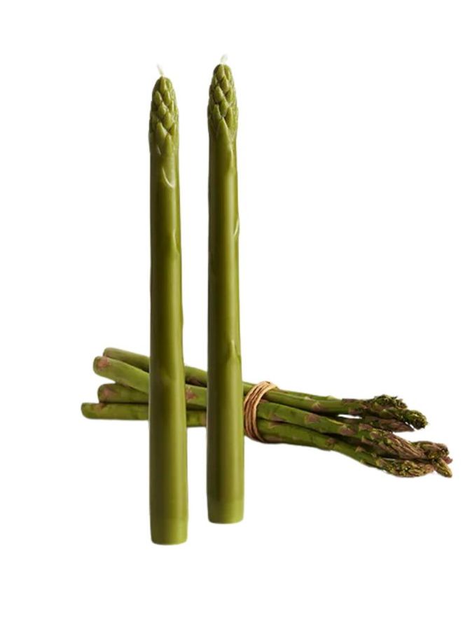 Maison Balzac, &#039;The Asparagus Bunch&#039; Tapered Candles, Set of 4