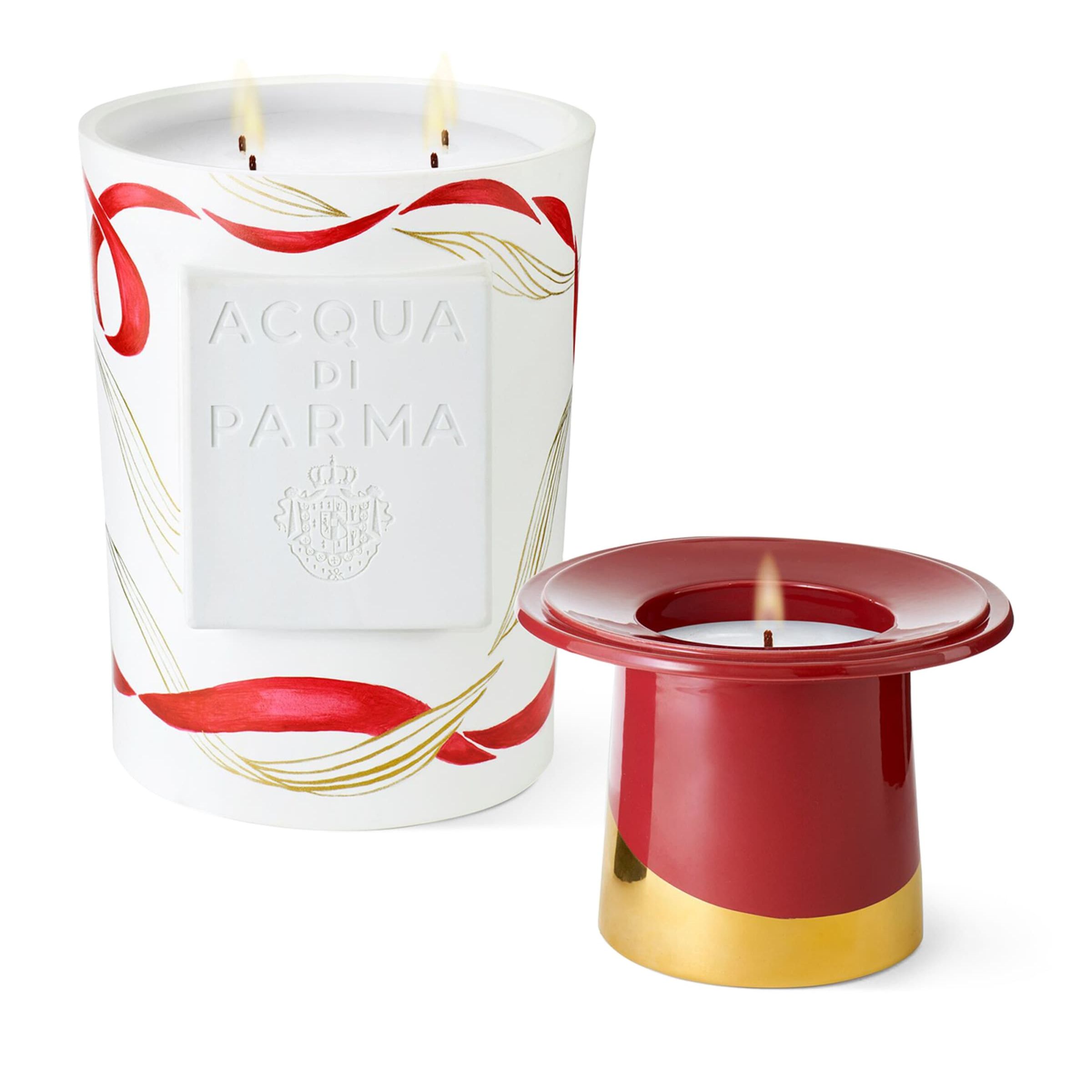 Acqua Di Parma Leg&amp;agrave;mi Chapeau! Zafferano and Luce Di Rosa Scented Candle Set
