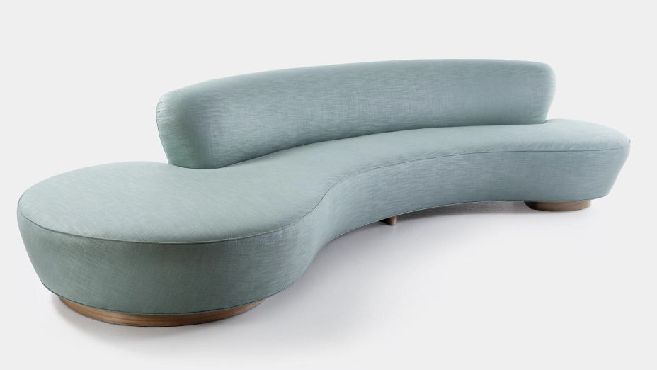 curved sofa