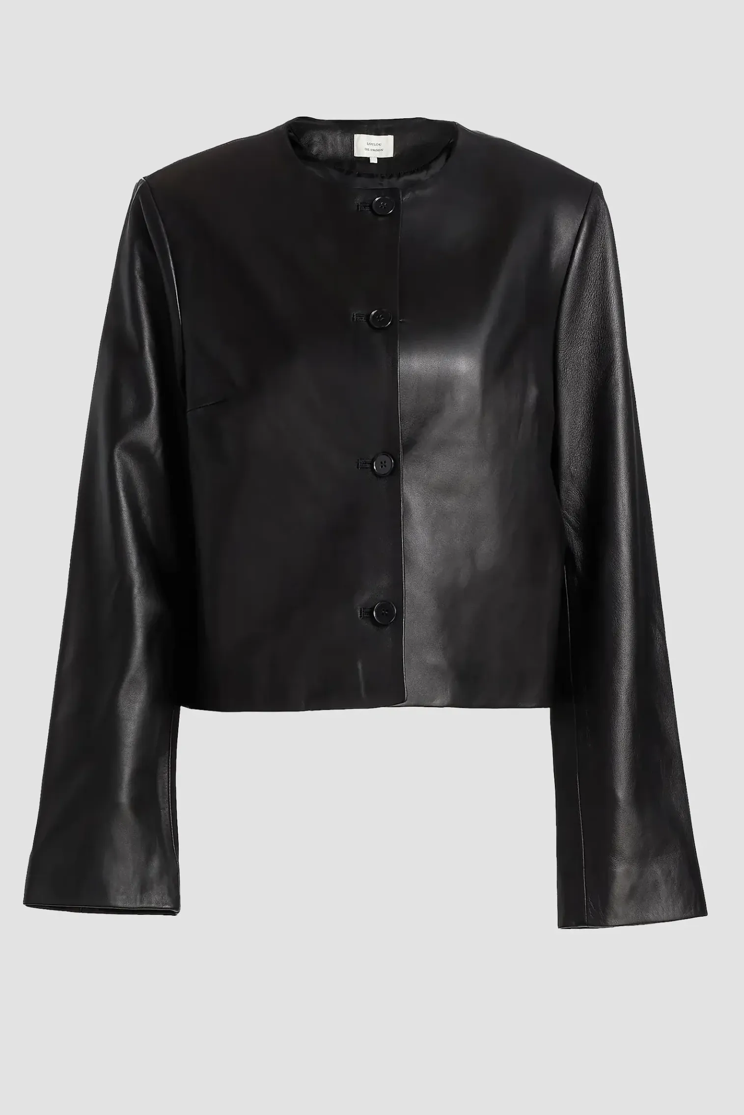 Raho Leather Crop Jacket