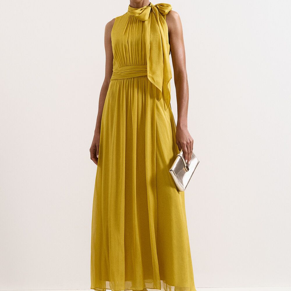 Blaise Sleeveless Silk Maxi Dress