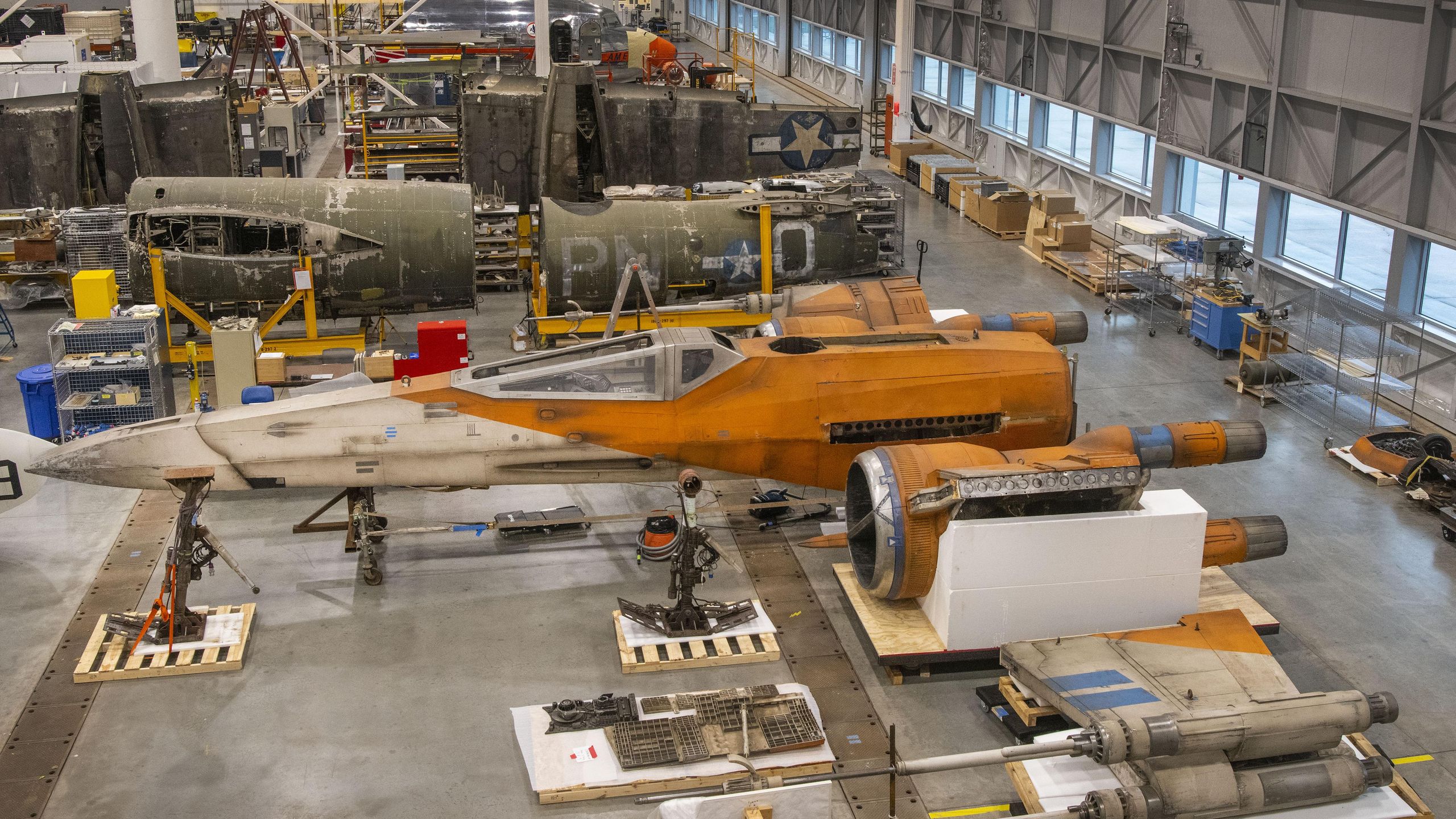 Iconic 'Star Wars' X-wing fighter finds a new home at the