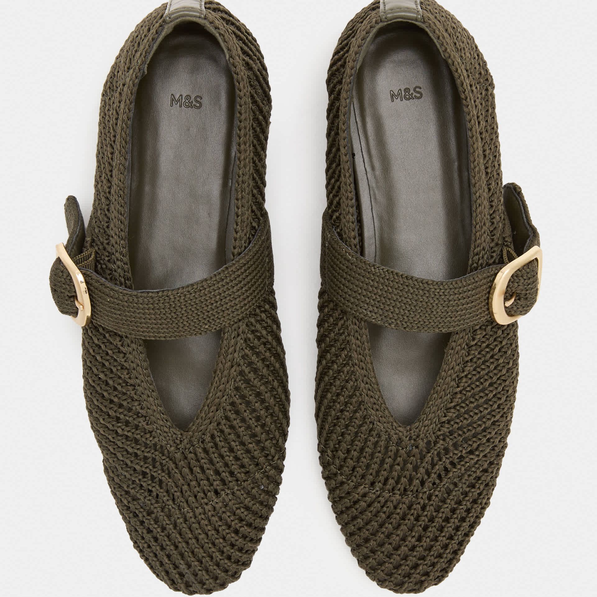 Buckle Flat Mary Jane Ballet Pumps