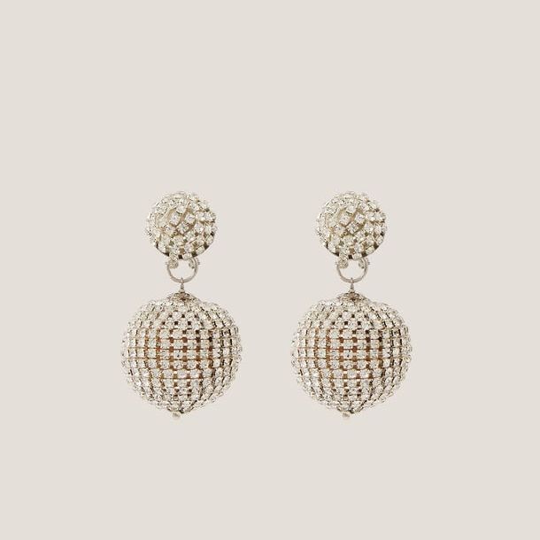 Diamant&amp;eacute; Ball Drop Earrings