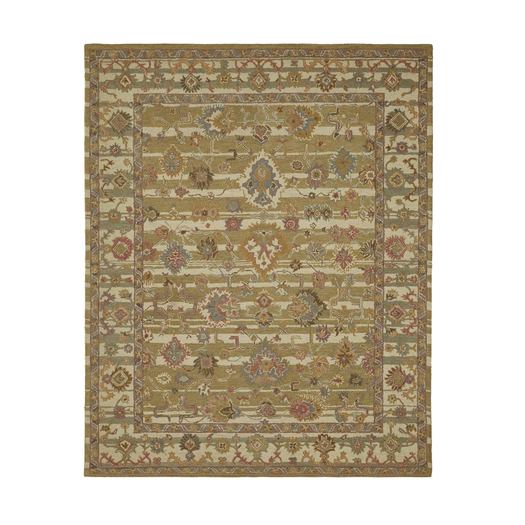 Mahin Rug 244x305cm - Gold/ivory