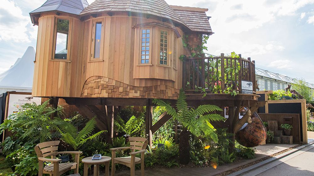 Luxury tree house is now on show at the RHS Chelsea Flower show