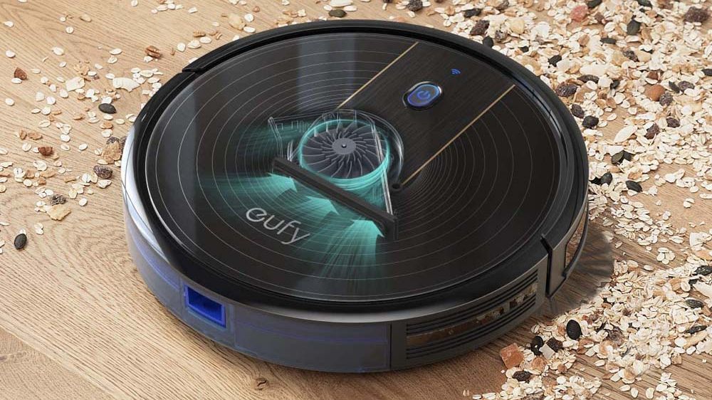 Grab a refurbished Eufy RoboVac 15C self-charging vacuum on sale