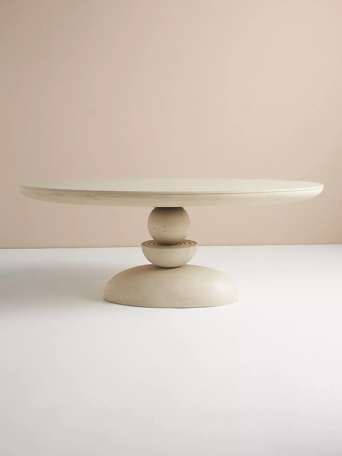 Sonali Wooden Oval Dining Table