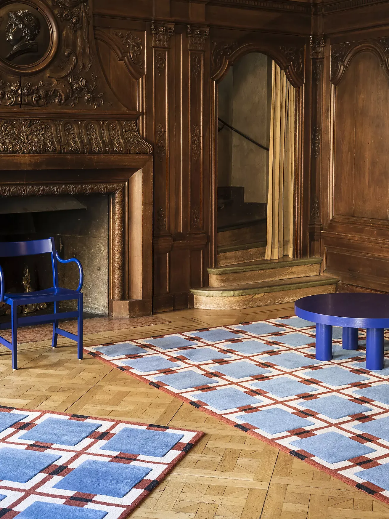 Layered X Evelina Kroon Berry Rain Wool Rug