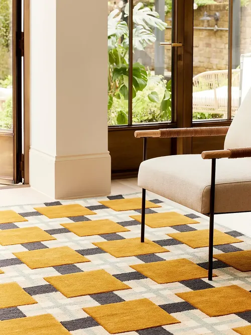 Ochre Fields Wool Rug