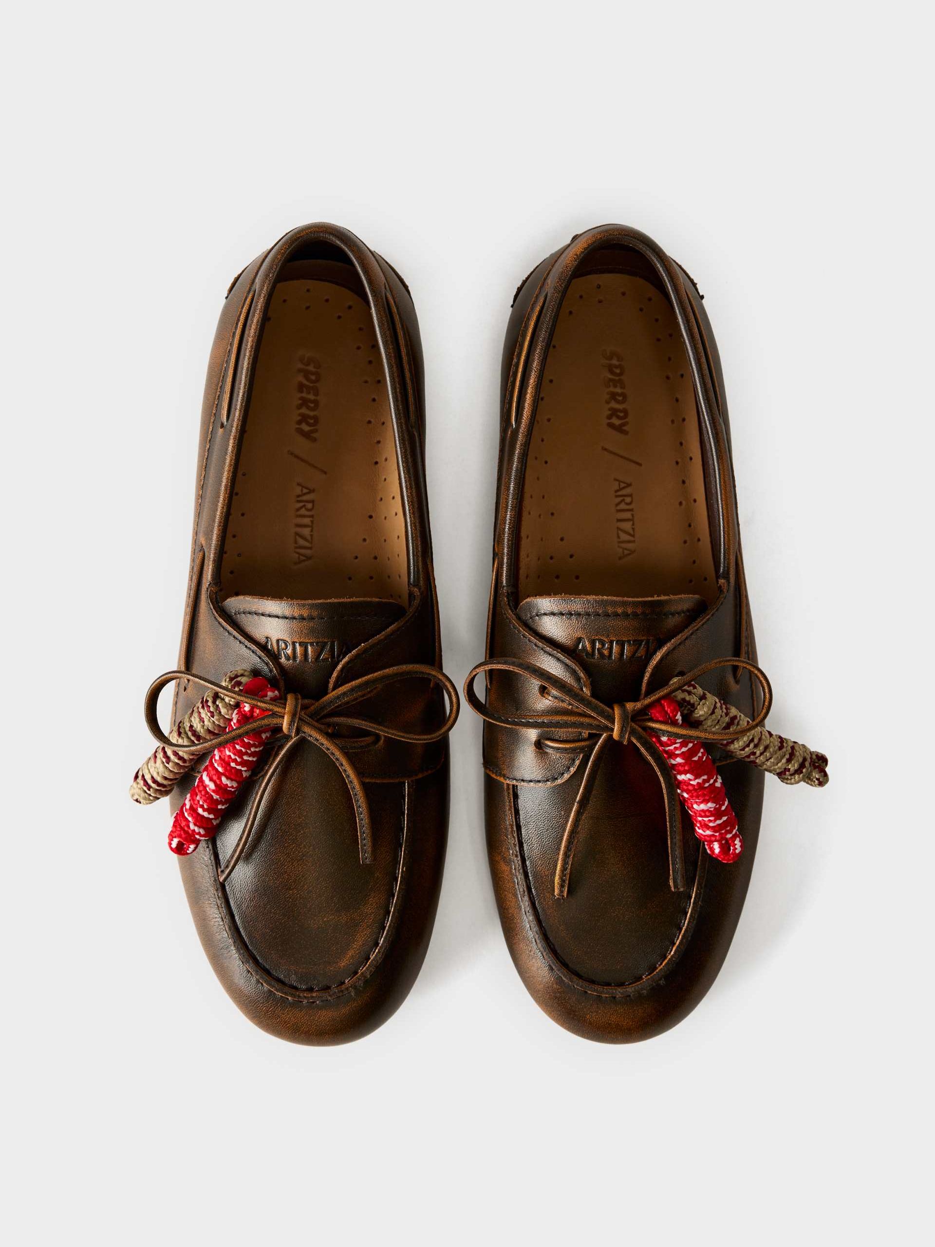X Aritzia Slim Boat Shoe
